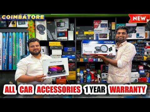 🚘 Car accessories shop✨ | 🤩Best Car Audio | 1 Year Warranty🎉 | 3K Car Decors Coimbatore