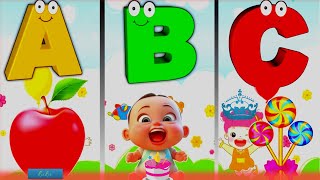 ABC Kid's Song / ABC Phonics Song / Tiny Tots / Toddler Learning /ABC lyrics song #abcdrhymesforkids