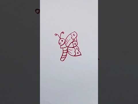 Easy butterfly drawing| easy drawing for kids