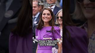 Princess of Wales receives standing ovation at Wimbledon #katemiddleton #princessofwales #wimbledon