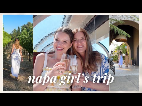 VLOG: Napa Girl's Trip (tipsy w my mom lol) | wine train, yountville, mineral springs, sonoma + more