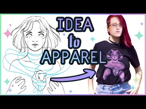 How I Turned My ART Into CLOTHING!