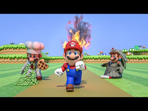 Super Mario  - Dumb Ways to Die 😁 NOT FOR KIDS!!!