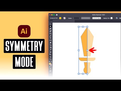 How To Draw In Symmetry Mode In Illustrator