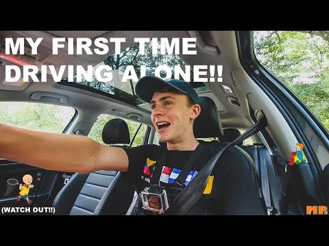 MY FIRST TIME DRIVING ALONE!!