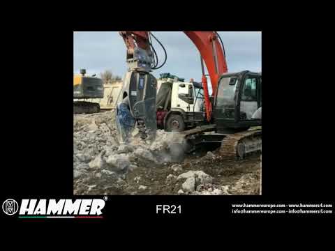 Hammer FR21 Rotating crusher for primary and secondary demolition