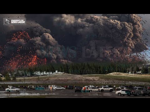 Horrible Today: Yellowstone Volcano Erupts With Deadly Force! Rains Ash And Lava Millions Displaced!