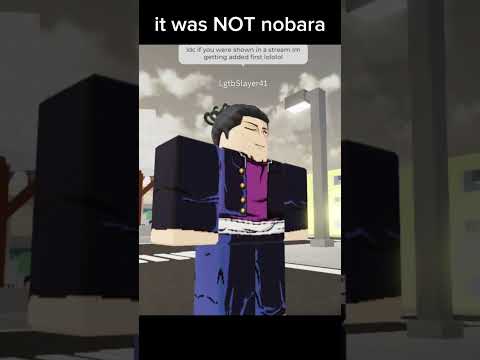 it indeed was NOT nobara