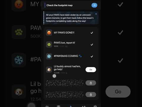 PAWS 🐾 Next Level Task #tricksbyabg #airdroptrick #crypto #paws