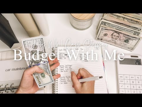 Budget With Me $1188 | July No 1 cash stuffing | zero based budget