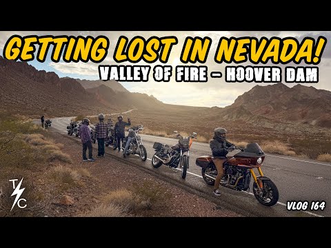 Getting Lost In Nevada! (Riding Valley of Fire & The Hoover Dam) - Vlog 165