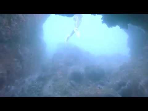 Freediving! - Blue Cave! - Izu, Sehama, Februaly 2015