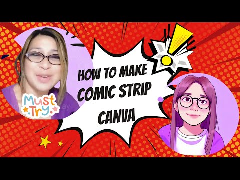 HOW TO MAKE A COMIC STRIP ON CANVA (VLOGMAS Day 6)