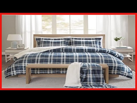 Comfort Spaces Aaron Sherpa Comforter and Throw Combo Set