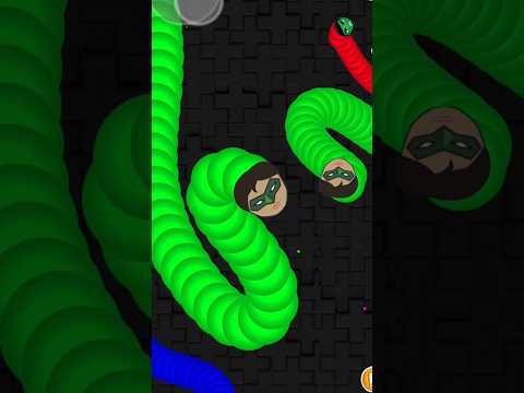 Worms zone io nn cacing besar superhero Green Lantern || slither snake