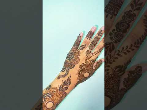 Henna design simple arabic