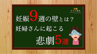 【妊娠9週】妊婦さんに起こる5つの悲劇 と 9週の壁 とは？