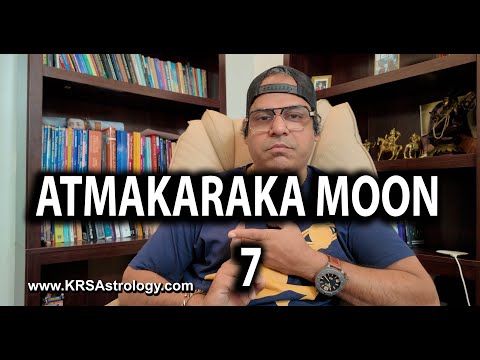 Moon as the Atmakaraka in the 7th house of Vedic Astrology