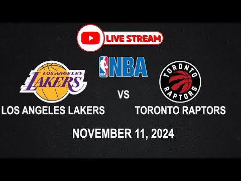 NBA LIVE! LAKERS vs RAPTORS | NBA REGULAR SEASON | November 11, 2024 | NBA2K24 Simulation Only