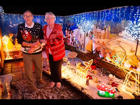 Is This the Best Christmas Garden ? Christmas Winter Wonderland in Hartlepool UK