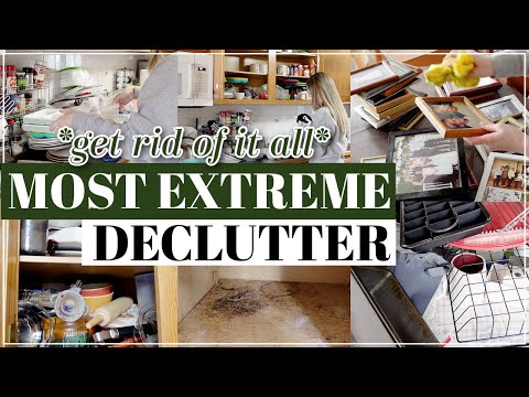 HOARDERS Extreme Declutter / THROWING EVERYTHING OUT 2024 / Decluttering, Organizing, & Cleaning!