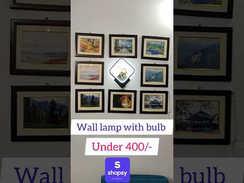 Wall lamp with bulb #shopsy #walllamp #lamp #shopsyhaul #bestprice #viralshort #ytshots #shorts