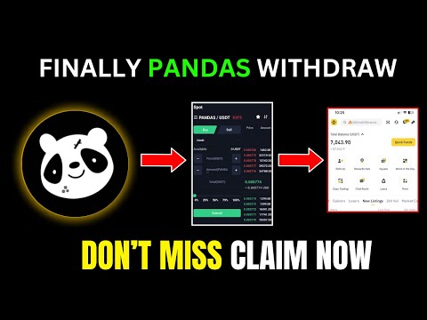 Pandas Airdrop Claim Live | Withdraw your Pandas Tokens to Major Exchanges | Start Trading Now |