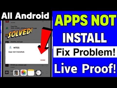 Apps Not Installed Problem | Apps Install Nahi Ho Raha Hai | Can't Install App Problem Solve 2024