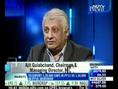 Ajit Gulabchand - NDTV Profit Jan 05, 2011 - 1030pm part 1