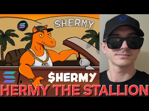 $HERMY - HERMY THE STALLION TOKEN CRYPTO COIN HOW TO BUY DEGEN MEMECOIN SOLANA RAYDIUM SOL JUPITER