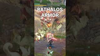 RATHALOS ARMOR✔✔ #mhrise #mhrsb #shorts