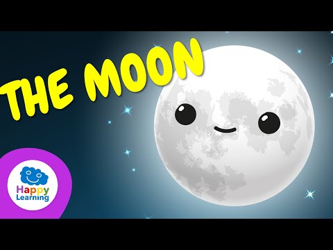 THE MOON | Fun Facts for Kids | Happy Learning 🌕🚀🌟