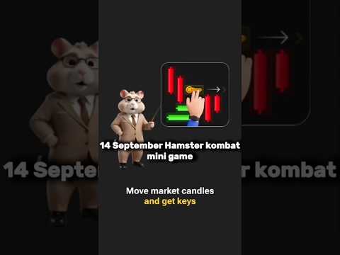 Hamster kombat daily Mini Game Unlock key 🔑 Today 14 September