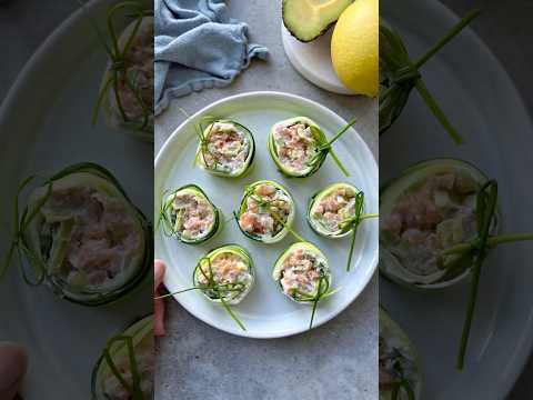 Cucumber Salmon Rolls