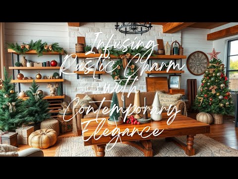 Modern Farmhouse Decor: Rustic Charm, Contemporary Elegance | Modern Farmhouse Christmas Decor