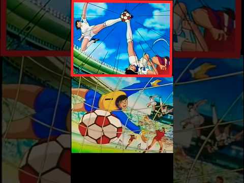 captain tsubasa - Tsubasa & Aoi Twin shot - Japan vs Thailand