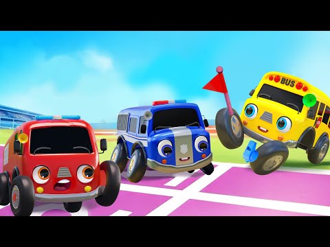 Get Ready and Back to School Edition with Baby Car | Nursery Rhymes & Kids Songs - Baby Car Songs TV