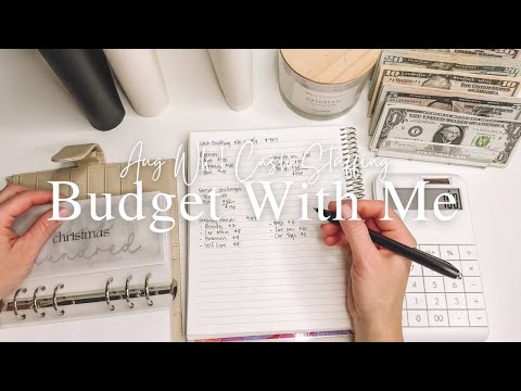 Budget With Me $797 | Aug No 1 Cash Stuffing | zero based budget