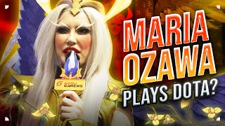 Maria Ozawa is into Dota 2? | ESL One Bangkok 2024