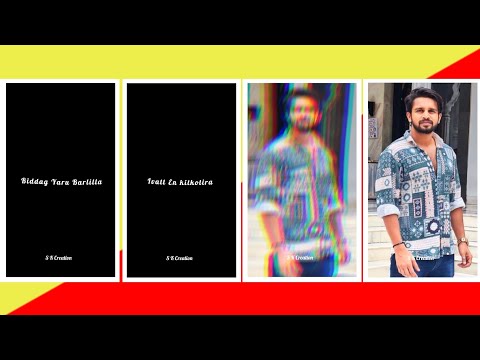 💥 New Trending Boy's Attitude video Editing Kannada in Alight motion New Video Editing