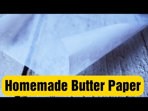 Homemade Butter Paper with only Oil and paper 😱