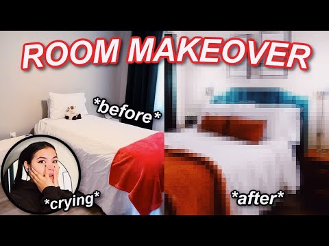 TWIN SURPRISE ROOM MAKEOVER + REACTION! *Mya*