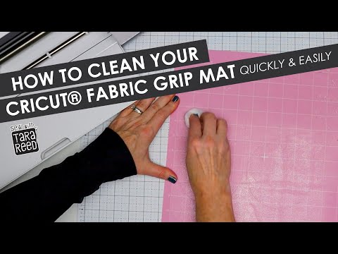 The easiest way to clean your Cricut Fabric Grip Mat