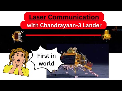 Laser Communication with Chandrayaan-3 Lander