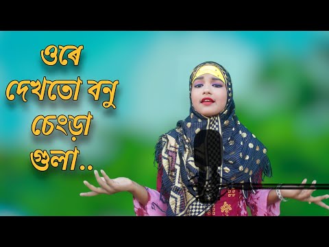 Ore Dekhto Banu chengra Gula  kamon lagise|ওৰে দেশতো বনু চেংড়া গুলা কেমন লাগিছে |Cover by Rukshana