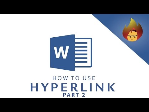 How to use HYPERLINK Part 2 | MICROSOFT WORD 2016