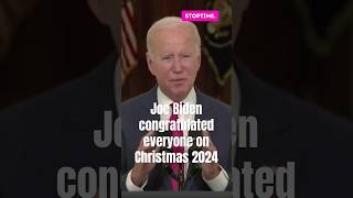 Joe Biden congratulated everyone on Christmas 2025. #whitehouse