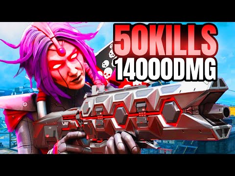 Apex Legends Horizon Gameplay 50 Kills 14,000 Damage - 4 Games + Controller