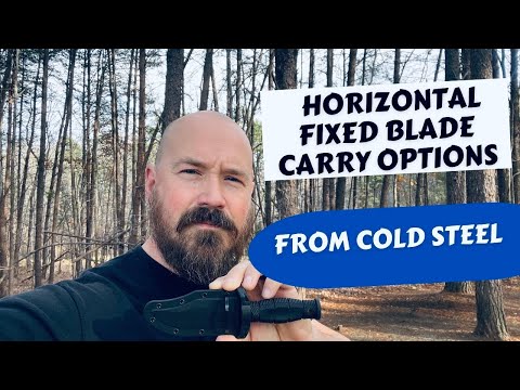 AFFORDABLE Horizontal Carry Fixed Blades from Cold Steel