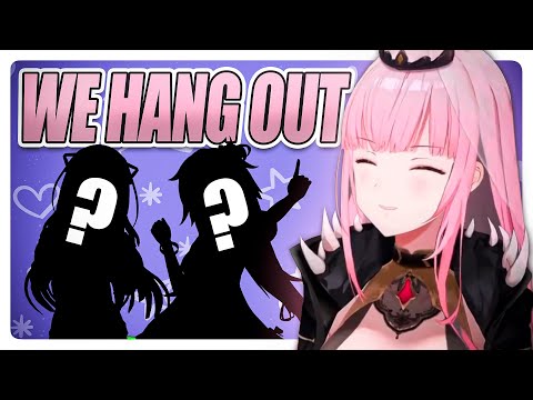 Which JP members does Calli meet most often? | Hololive EN Clip